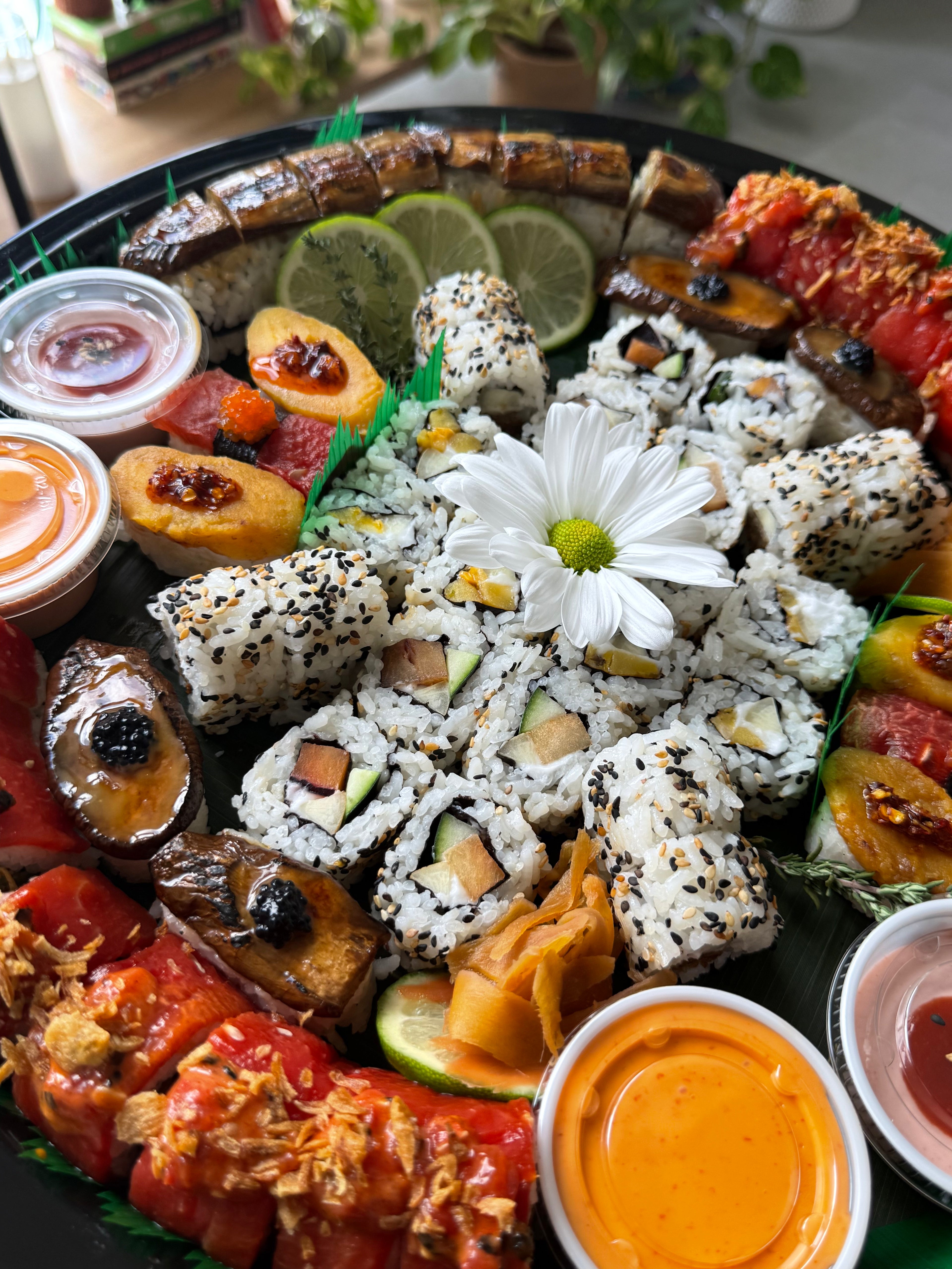 Elevated Vegan Sushi Platter
