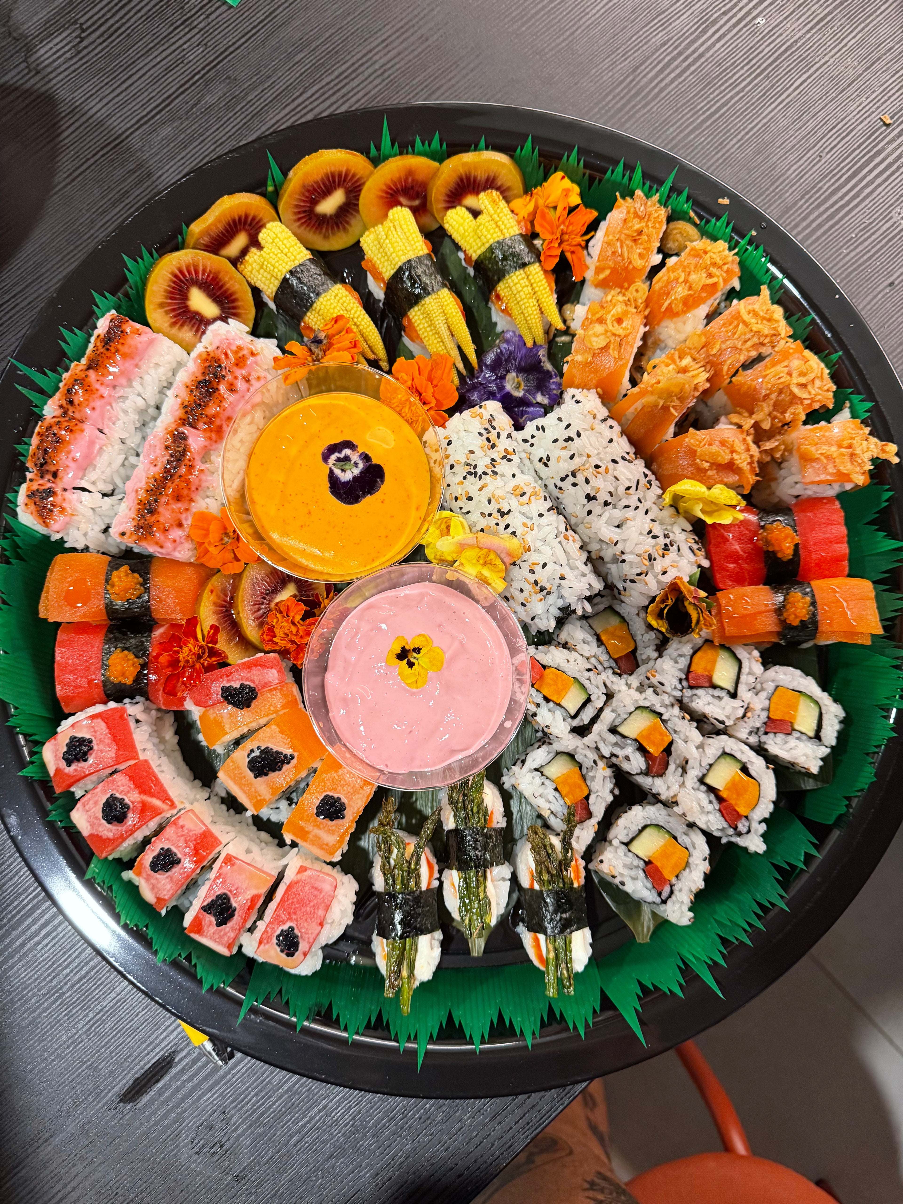 Elevated Vegan Sushi Platter
